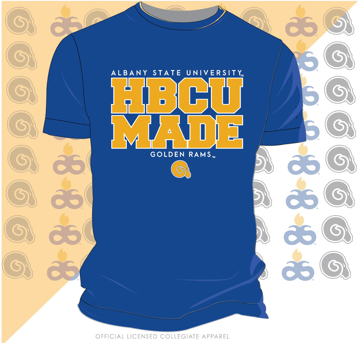 ALBANY ST. | HBCU MADE Royal Blue Unisex Tees -Z-