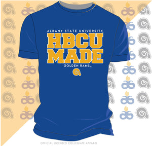 ALBANY ST. | HBCU MADE Royal Blue Unisex Tees -Z-