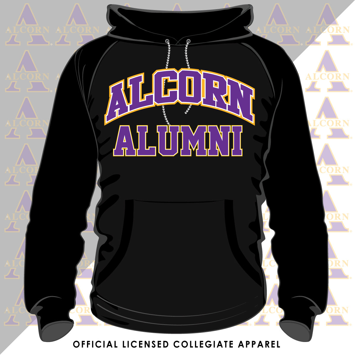 ALCORN | Univ. ARCH Black Unisex Hoodie