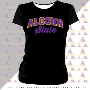 ALCORN  VARSITY JACKET Royal/ Purple UNISEX (K) – collegiateluxe