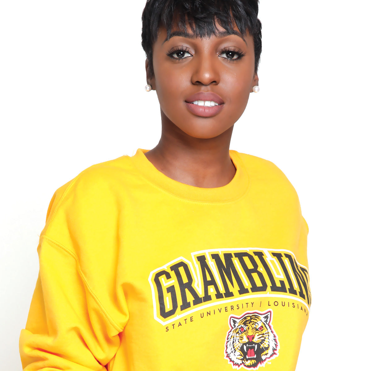 Grambling State | GRAM ARCH Tiger Gold Unisex Sweatshirt (Z)