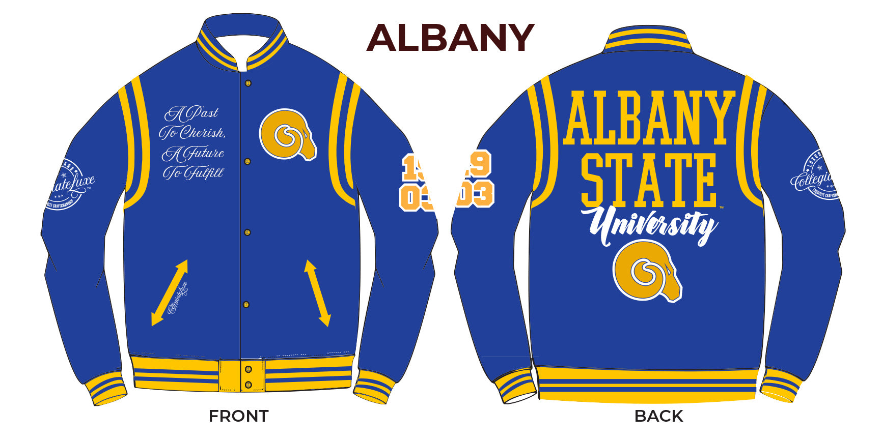 ALBANY ST. | VARSITY JACKET Unisex (K)