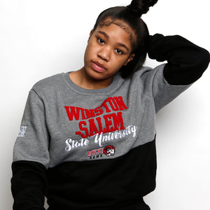 WSSU  | THE GRAD | GRAY & BLACK UNISEX SWEATSHIRT