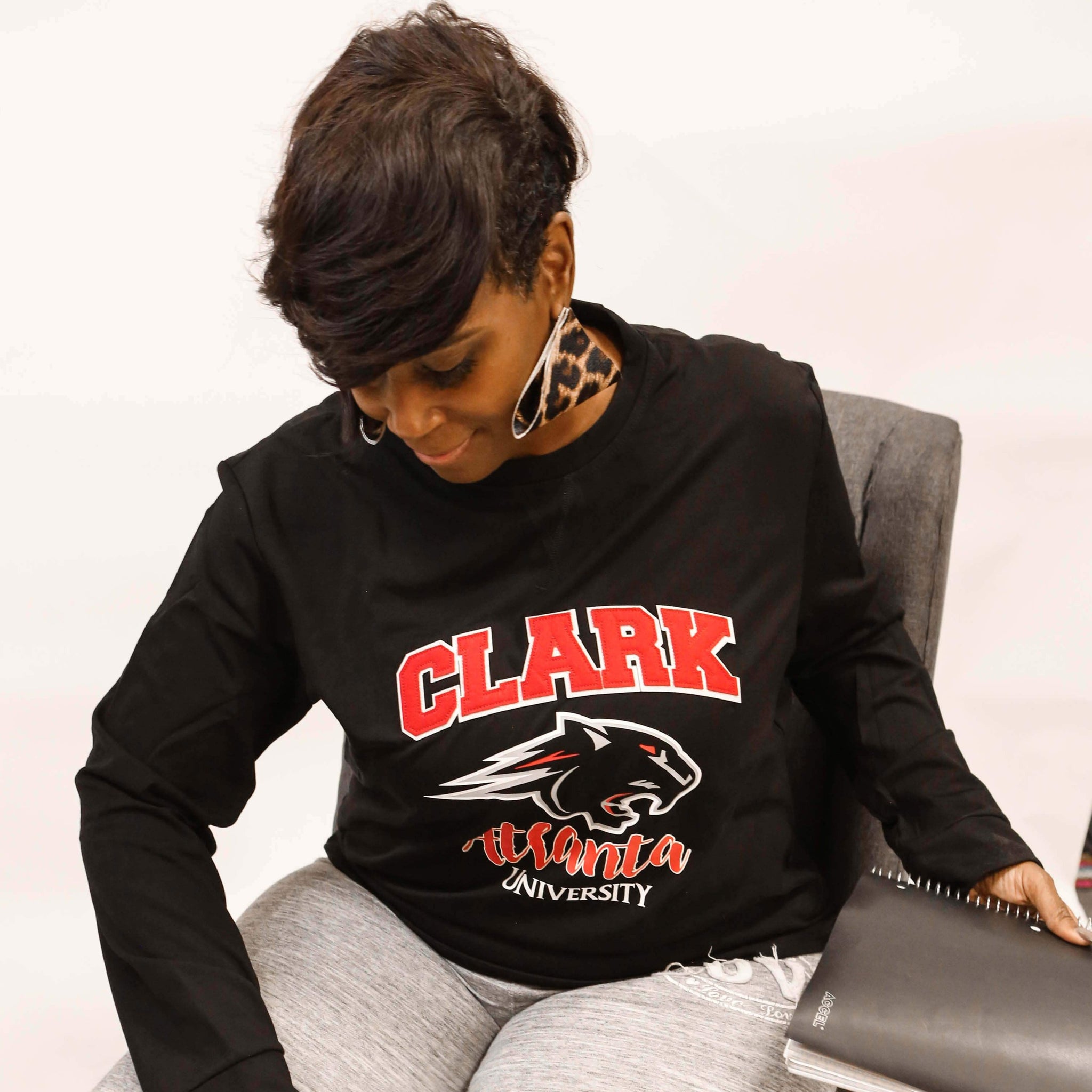 CLARK | LUXURY BLACK unisex Sweatshirt (DriFit) (Z)