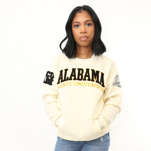 ALABAMA ST. | 2022 CREAM Chenille ARCH | Unisex Sweatshirt