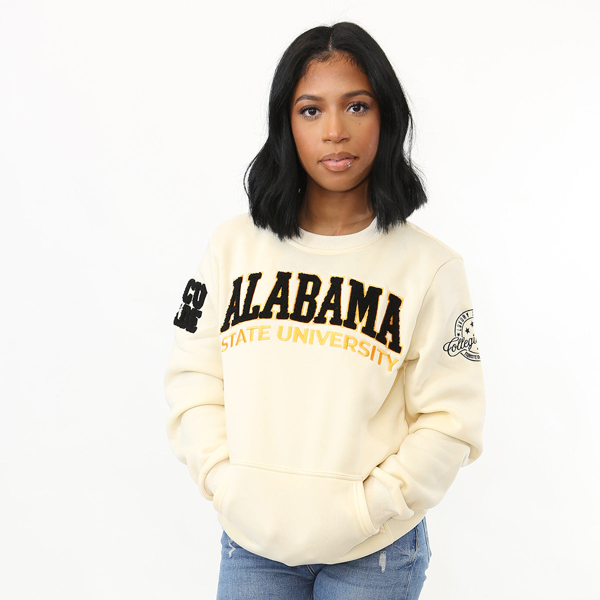 ALABAMA ST. | 2022 CREAM Chenille ARCH | Unisex Sweatshirt