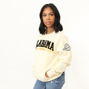 ALABAMA ST. | 2022 CREAM Chenille ARCH | Unisex Sweatshirt