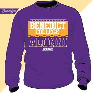 Benedict College  |  90s ALUM  | Purple  Unisex Sweatshirt
