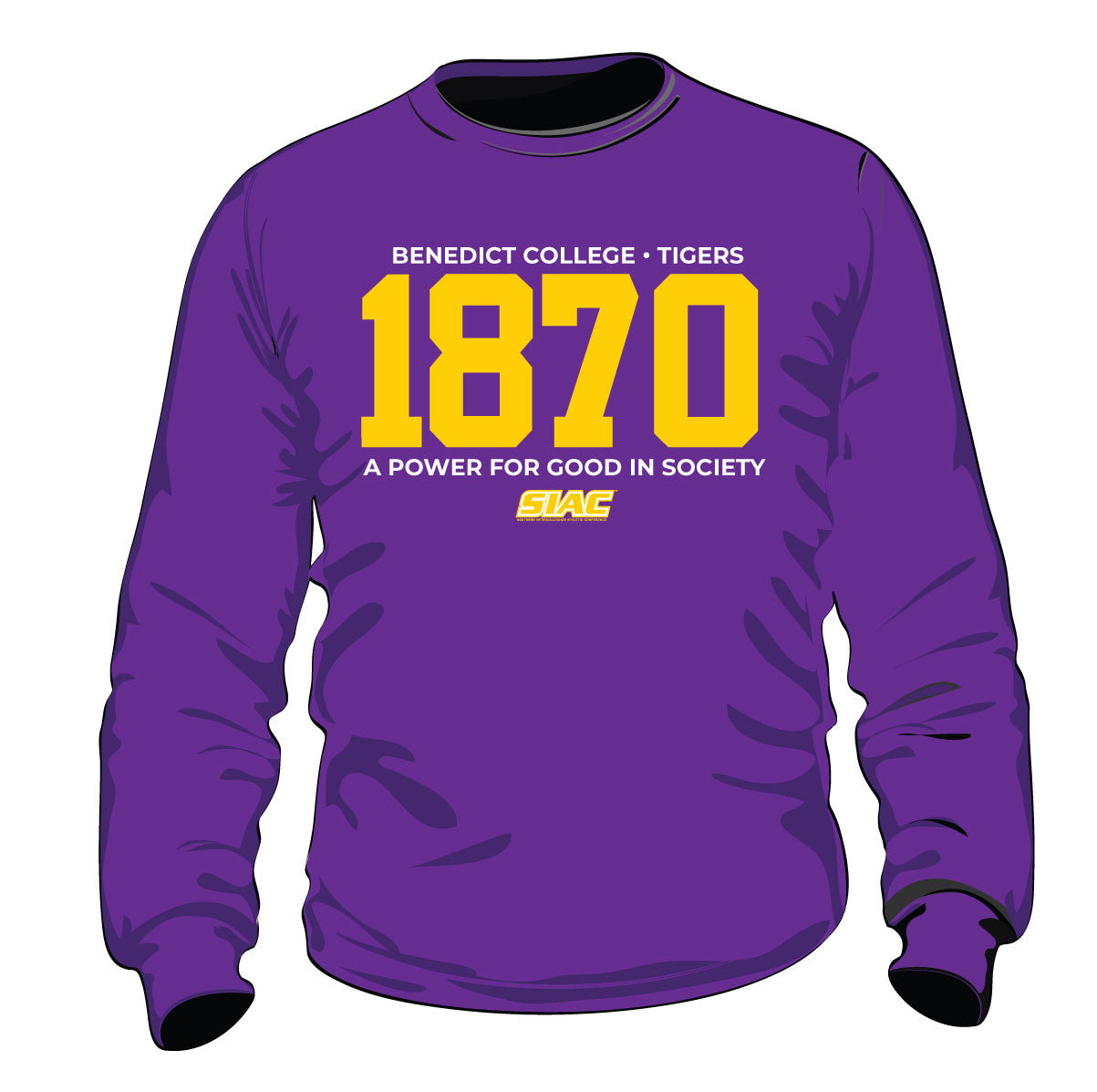 Benedict College  |  EST 1870  | Purple  Unisex Sweatshirt