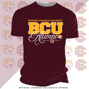 B-CU | FANCY ALUMNI Maroon Unisex Tees (z)