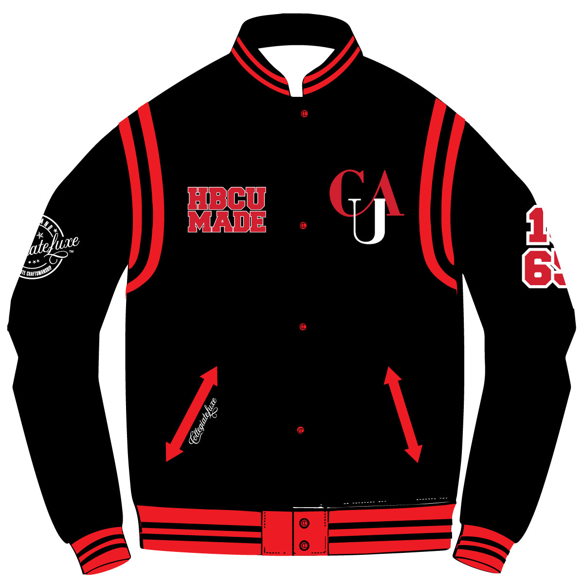 Clark Atlanta | VARSITY JACKET Unisex (K)