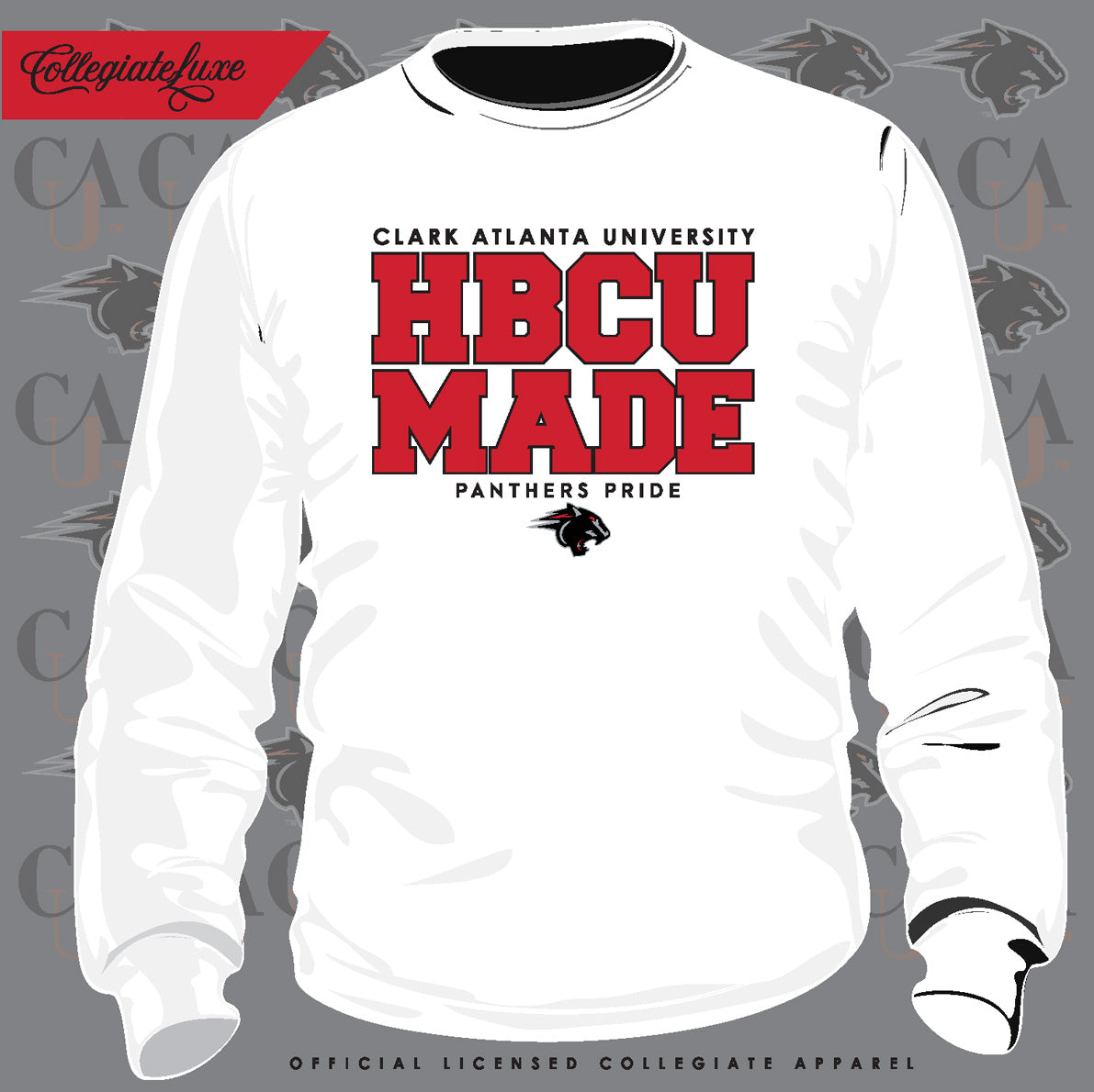 Clark Atlanta | HBUC MADE White unisex Sweatshirt