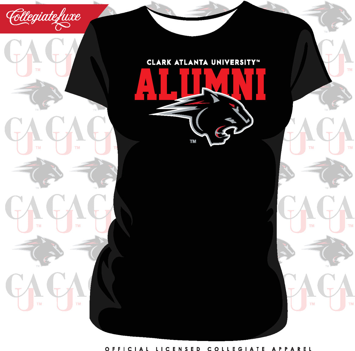 Clark Atlanta | Panther ALUMNI  Ladies Tees (z)