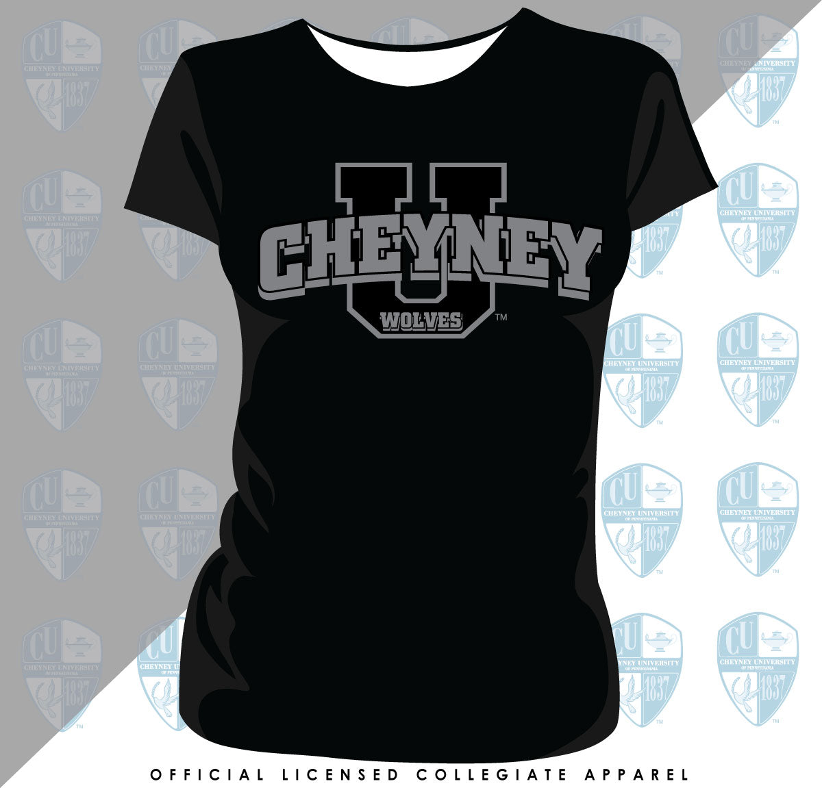 Cheyney University | Celebrate BHM 3D PUFF | Ladies Tees (Z)
