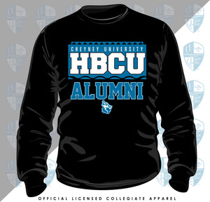 Cheyney University | 90s ALUMNI  Unisex Sweatshirt | Black (N)