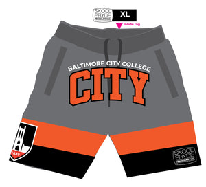 CITY  |  G.O.A.T  SHORTS  | GRAY, BLACK & Orange (z)