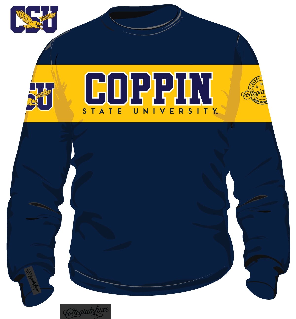 Coppin St. | 2 TONE (Chenille & Embroidery) Unisex Sweatshirt