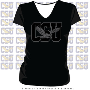 Coppin St. | Celebrate BHM |  3D PUFF INK Black Ladies V-neck