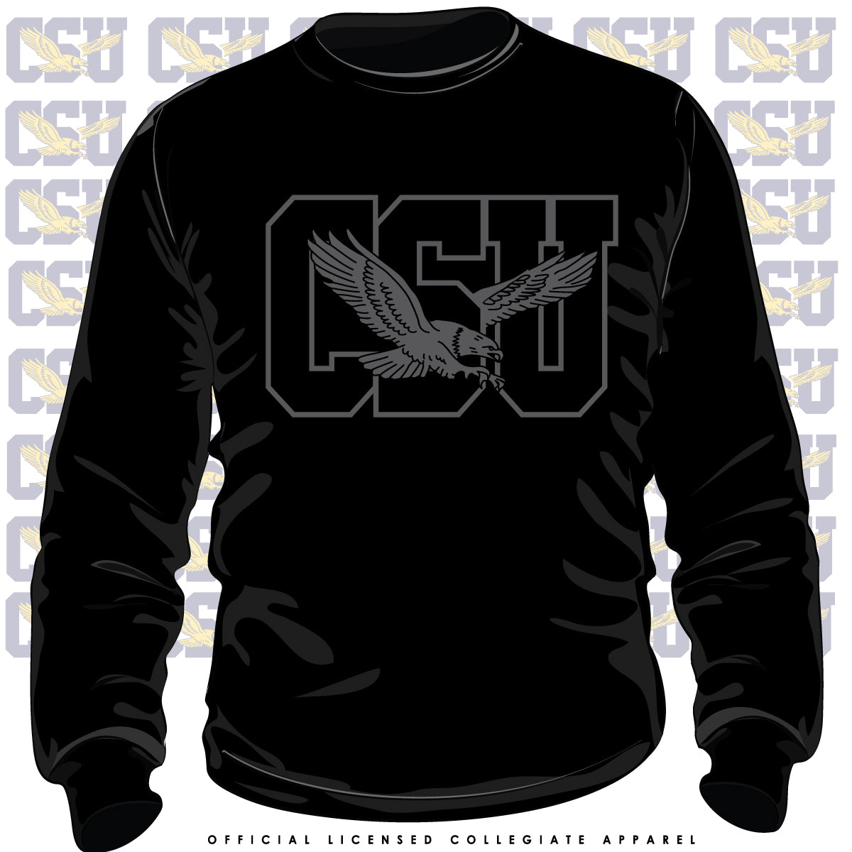 Coppin St. | Celebrate BHM | 3D PUFF INK Black Unisex Sweatshirt (Z)