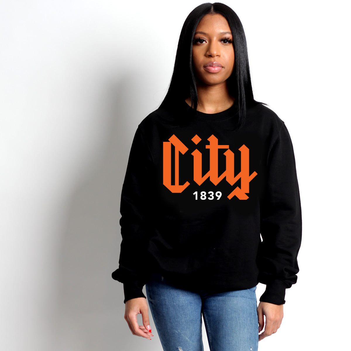 BALTIMORE CITY COLLEGE | COLLEGE LOGO Unisex Sweatshirt -DK BALTIMORE CITY COLLEGE | COLLEGE LOGO Unisex Sweatshirt -DK