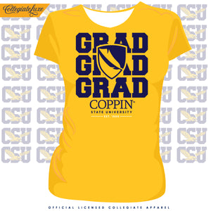 Coppin St. | GRAD Gold Ladies Tees (Z)