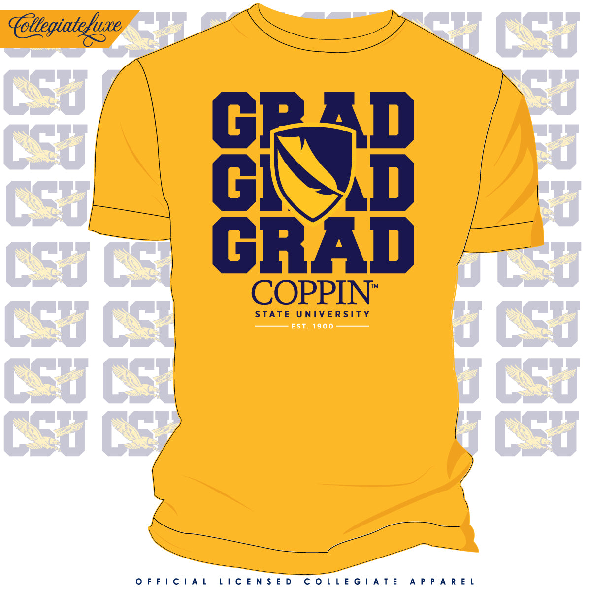 Coppin St. | GRAD Gold Unisex Tees (Z)