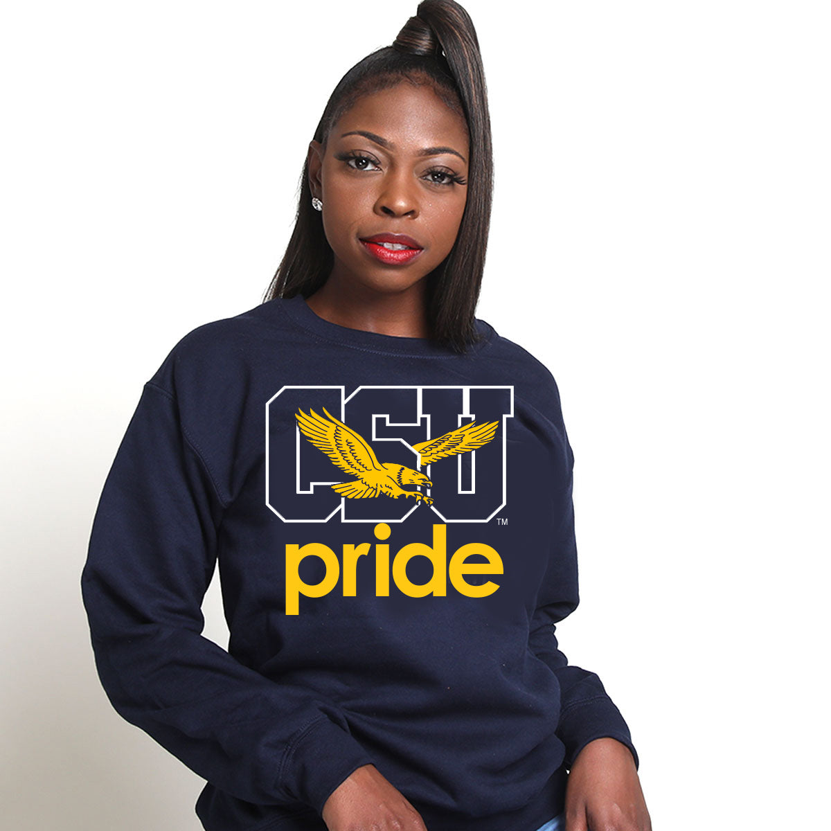 Coppin St. | SCHOOL PRIDE Navy Unisex Sweatshirt