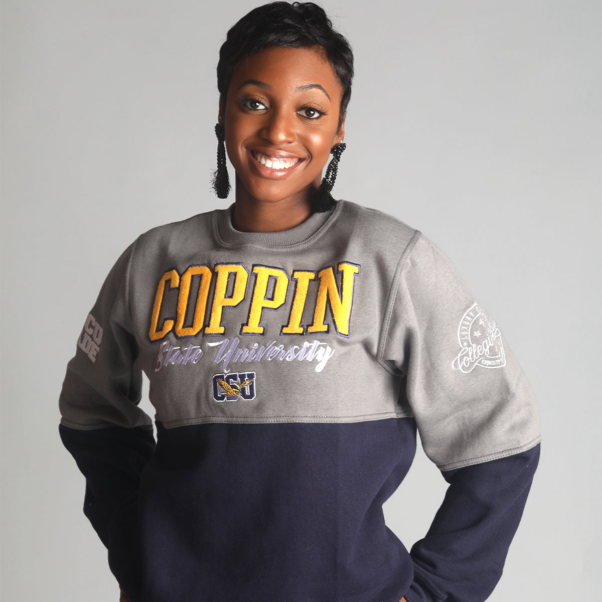 Coppin St. | THE GRAD Chenille Unisex Sweatshirt