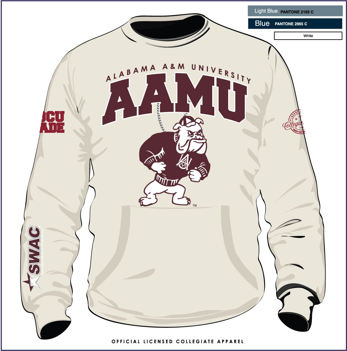 Alabama A&M, SWAC CREAM Chenille ARCH