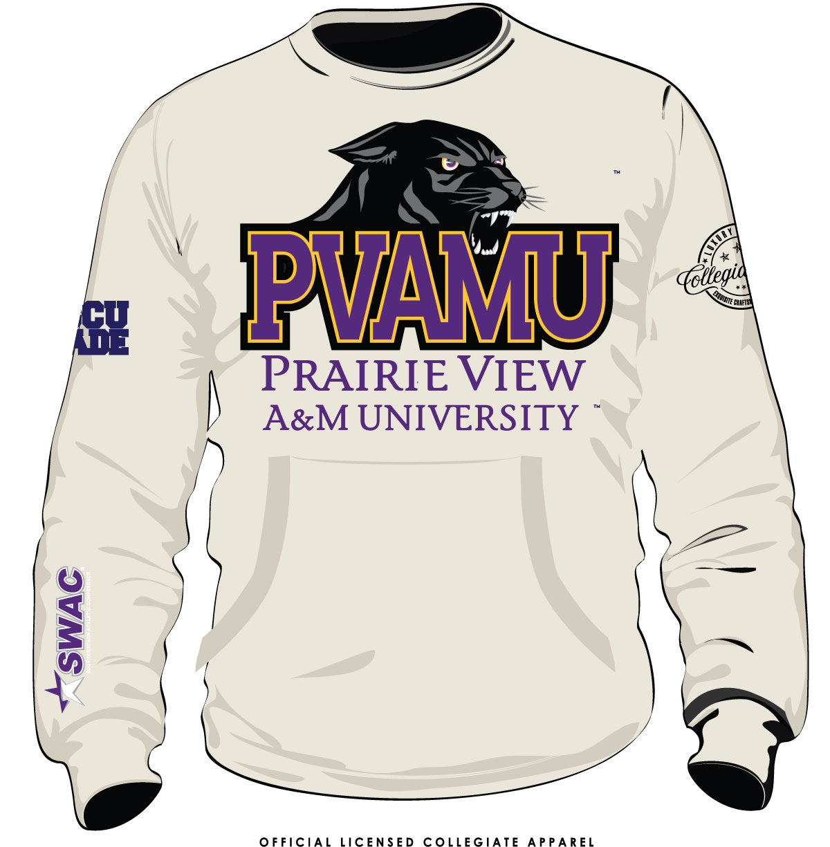 PVAMU | SWAC CREAM Chenille | Unisex Sweatshirt - Aja