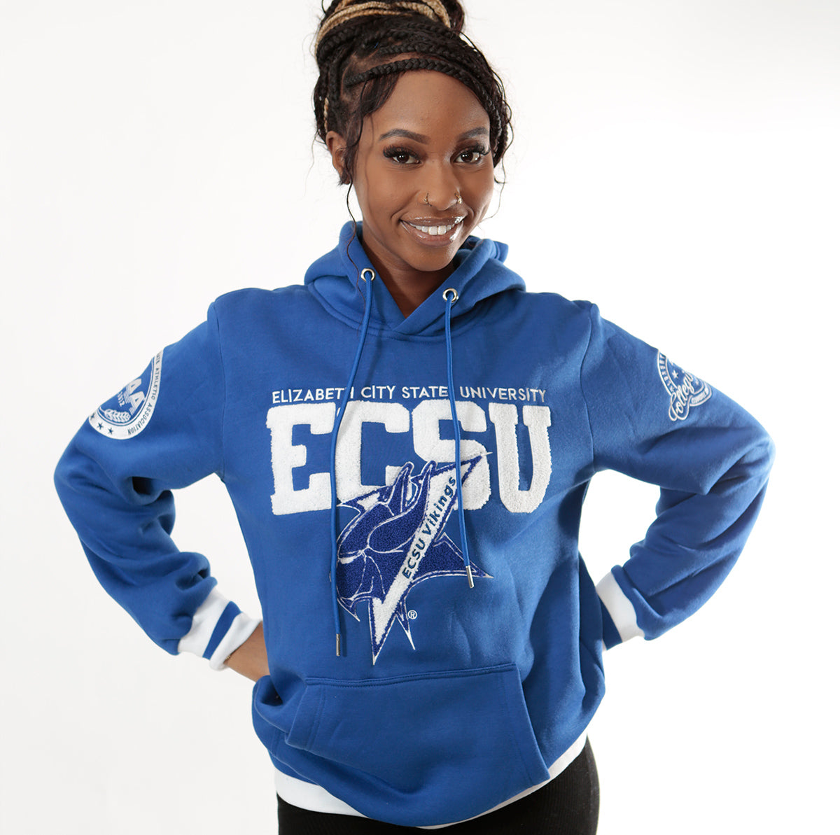 ECSU | HBCU Chenille Unisex Hoodie -aja