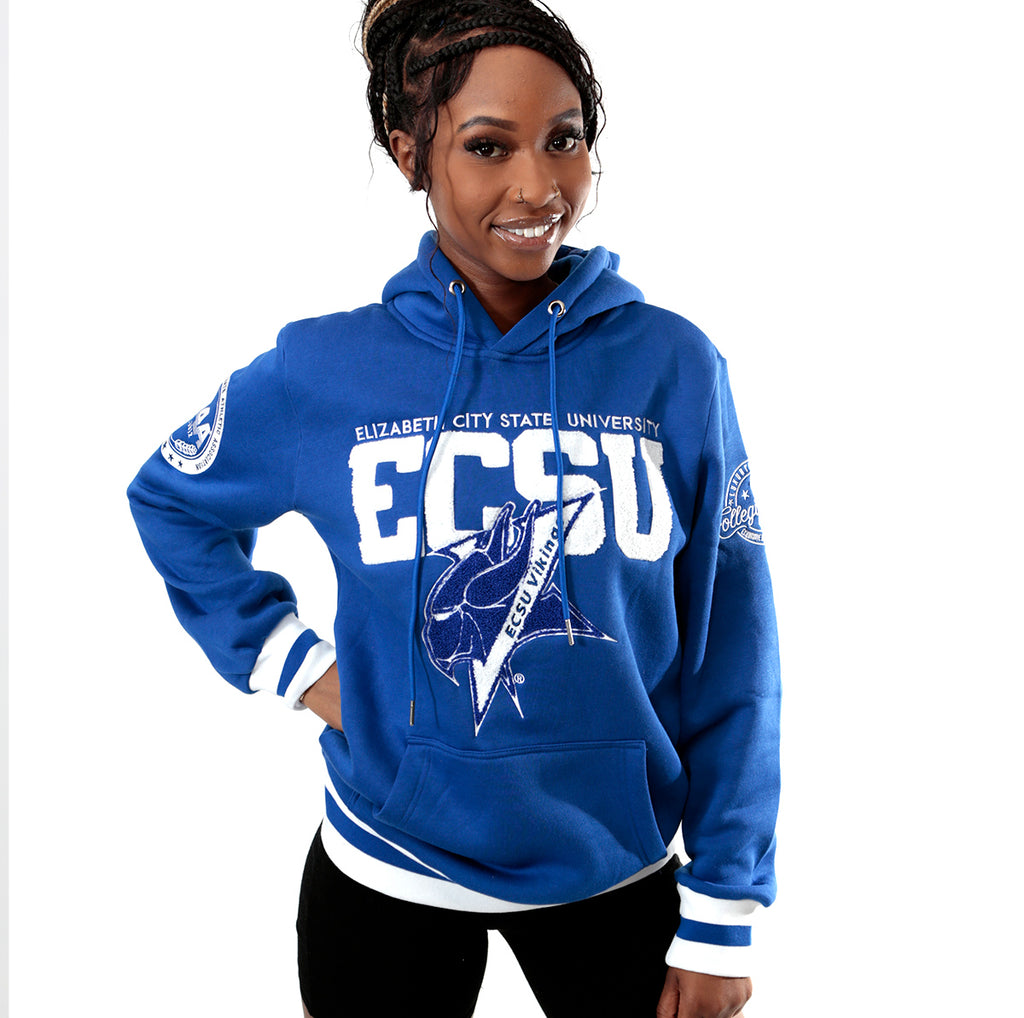 ECSU HBCU Chenille Unisex Hoodie aja collegiateluxe