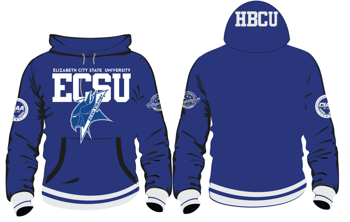 ECSU  HBCU Chenille Unisex Hoodie -aja