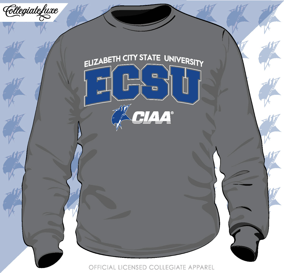 ECSU ARCH Gray Unisex Sweatshirt (**)
