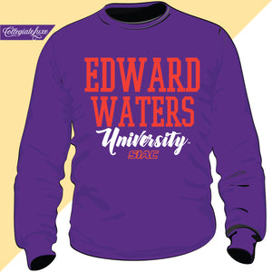 Edward Waters University Crew | Purple Unisex Sweatshirt (Z)