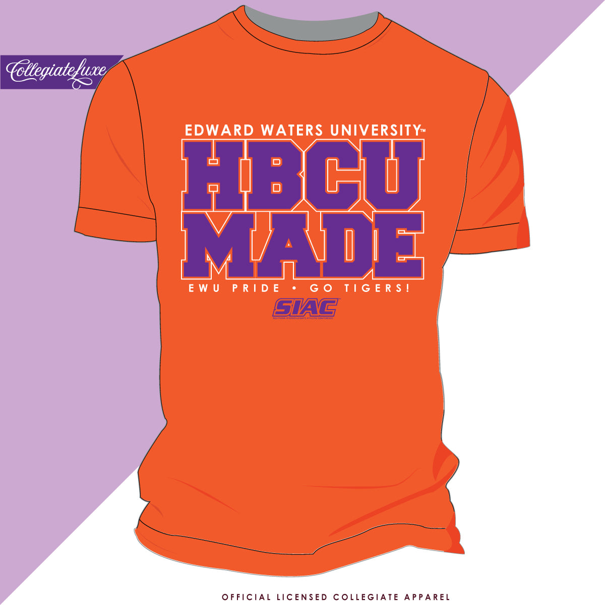 Edward Waters University | HBCU MADE  | Orange Unisex TEES (Z)