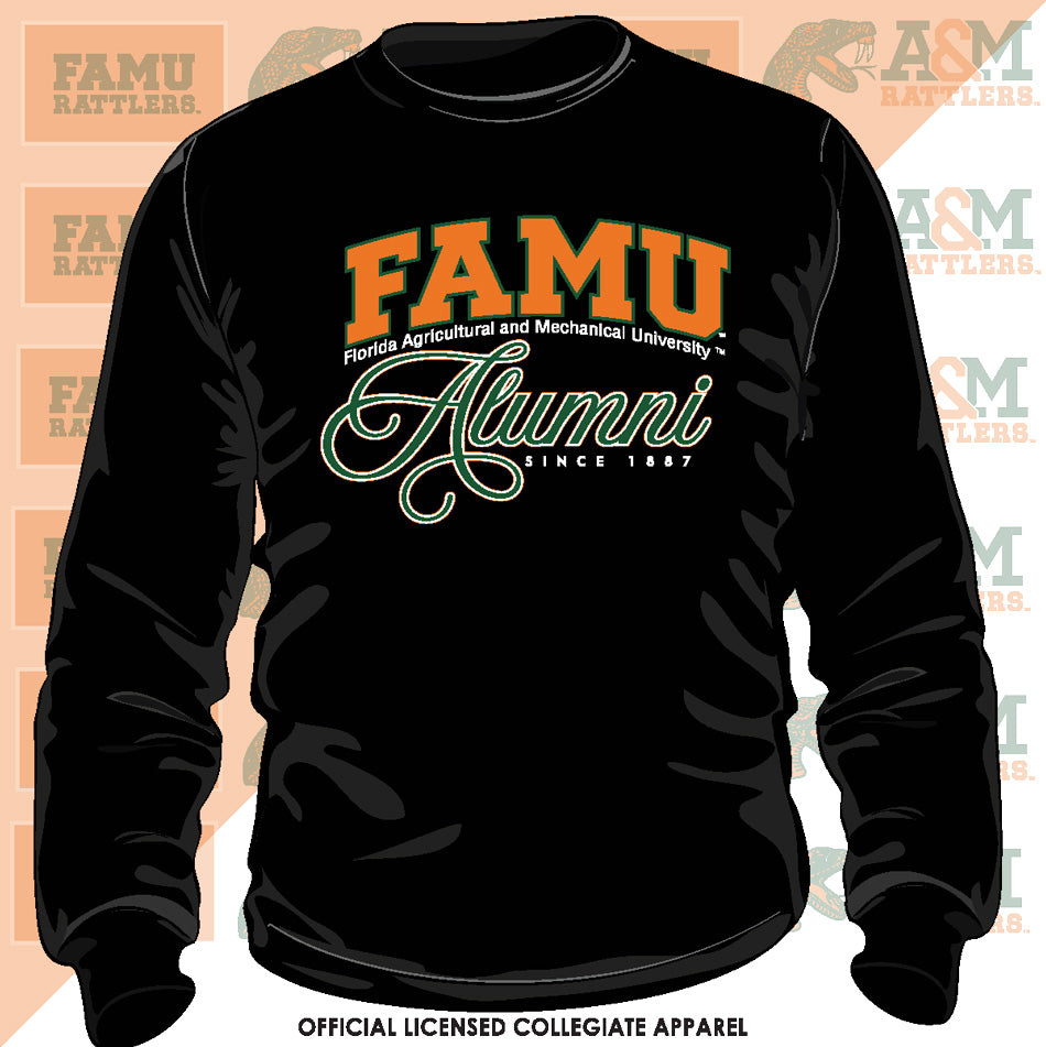 FAMU | Fancy ALUMNI Black Unisex Sweatshirt (N)