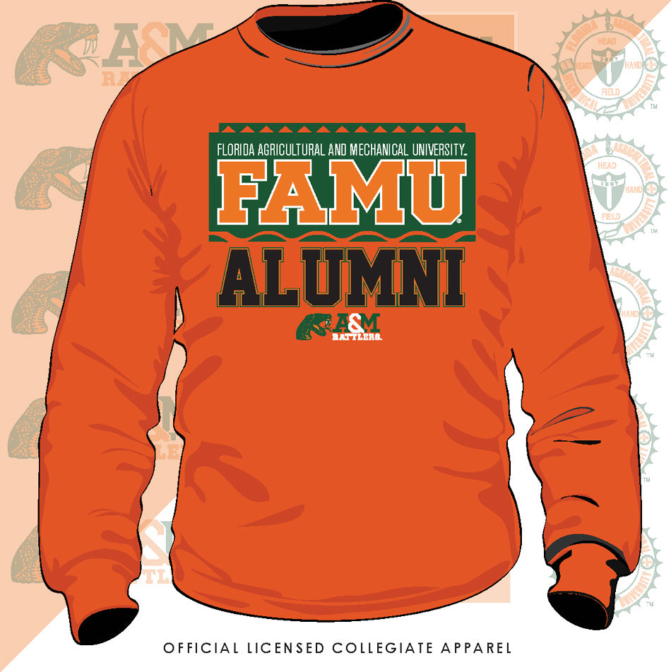 FAMU | 90s ALUMNI Orange Unisex Sweatshirt (z)