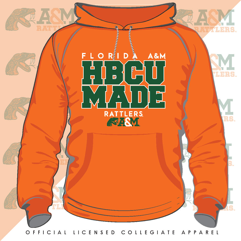 FAMU | HBCU MADE Orange Unisex Hoodie (z)