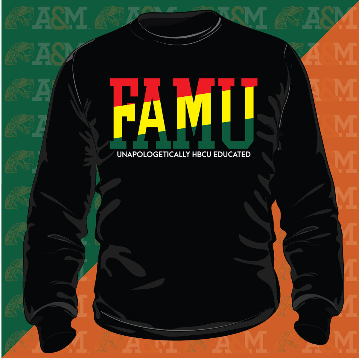 FAMU | 1892 Selassie RASTA Colors Unisex Sweatshirt (N)