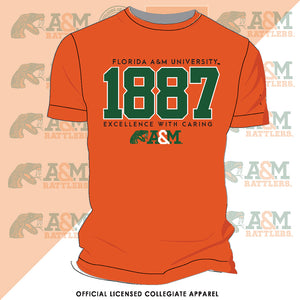 FAMU | EST. Orange Unisex Tees (z)