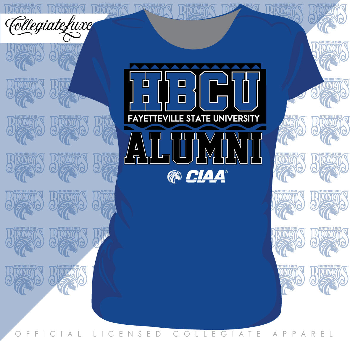 Fayetteville State | 90s HBCU ALUM Royal Ladies Tees -Z-