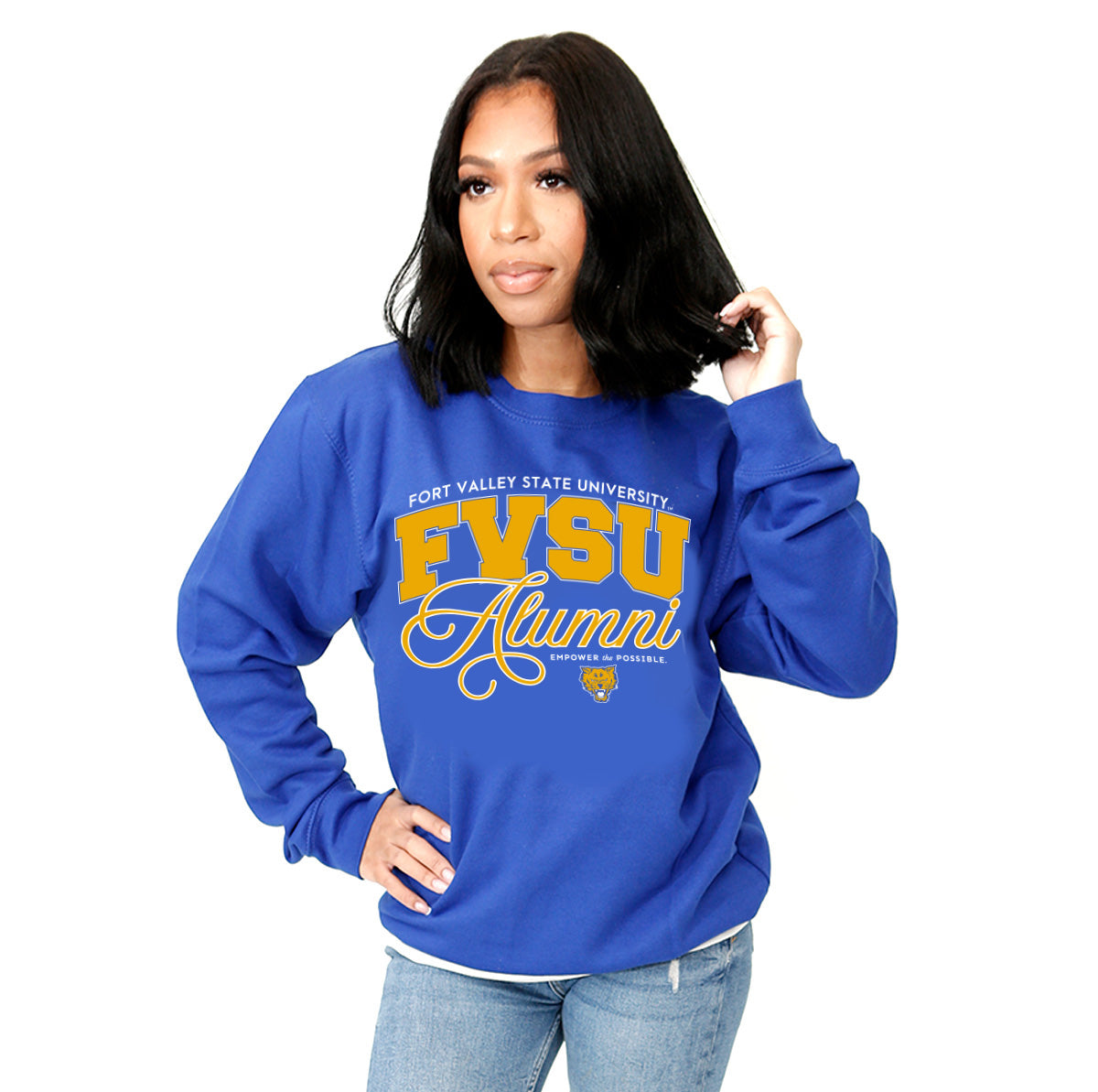 FVSU | Fancy ALUM Royal Blue Unisex Sweatshirt -Z-