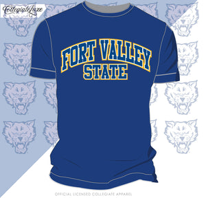 FVSU | UNIV. ARCH  Royal Blue Unisex Tees (Z)