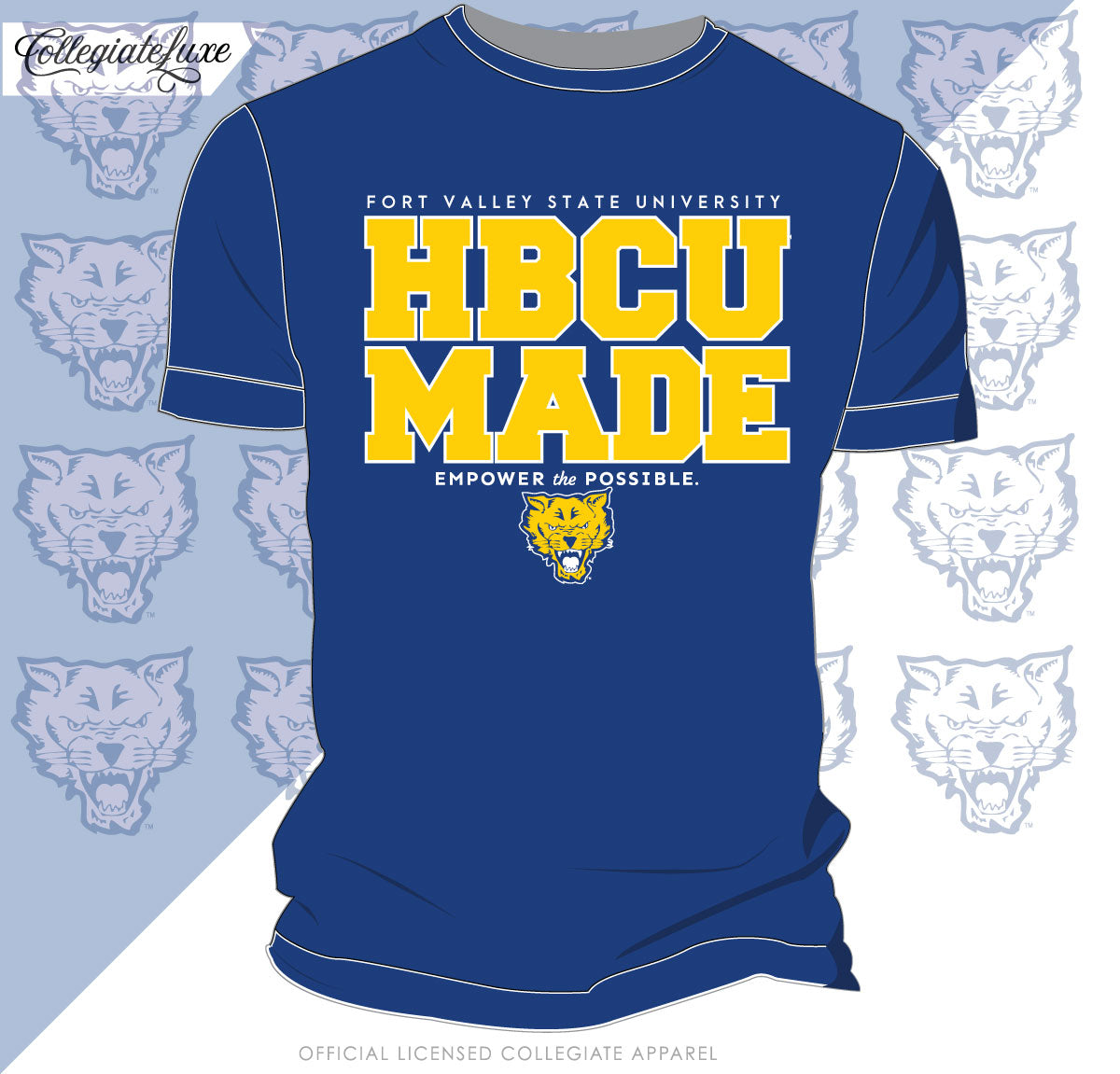 FVSU | HBCU MADE Royal Blue Unisex Tees -Z-