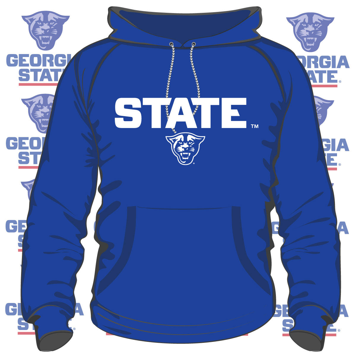 Georgia State |   Royal Blue Hoodie