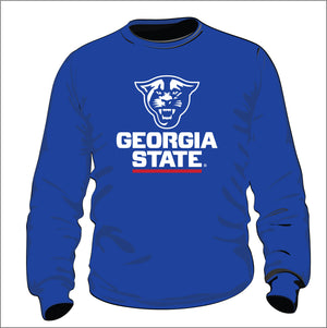 Georgia State University  Royal Chenille  Blue Sweatshirt