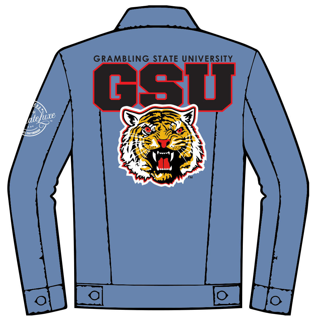 Grambling State GRAMFAM DENIM JKT collegiateluxe