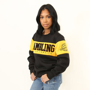 Grambling State | GRAM 2 Tone Chenille Unisex Sweatshirt -aja