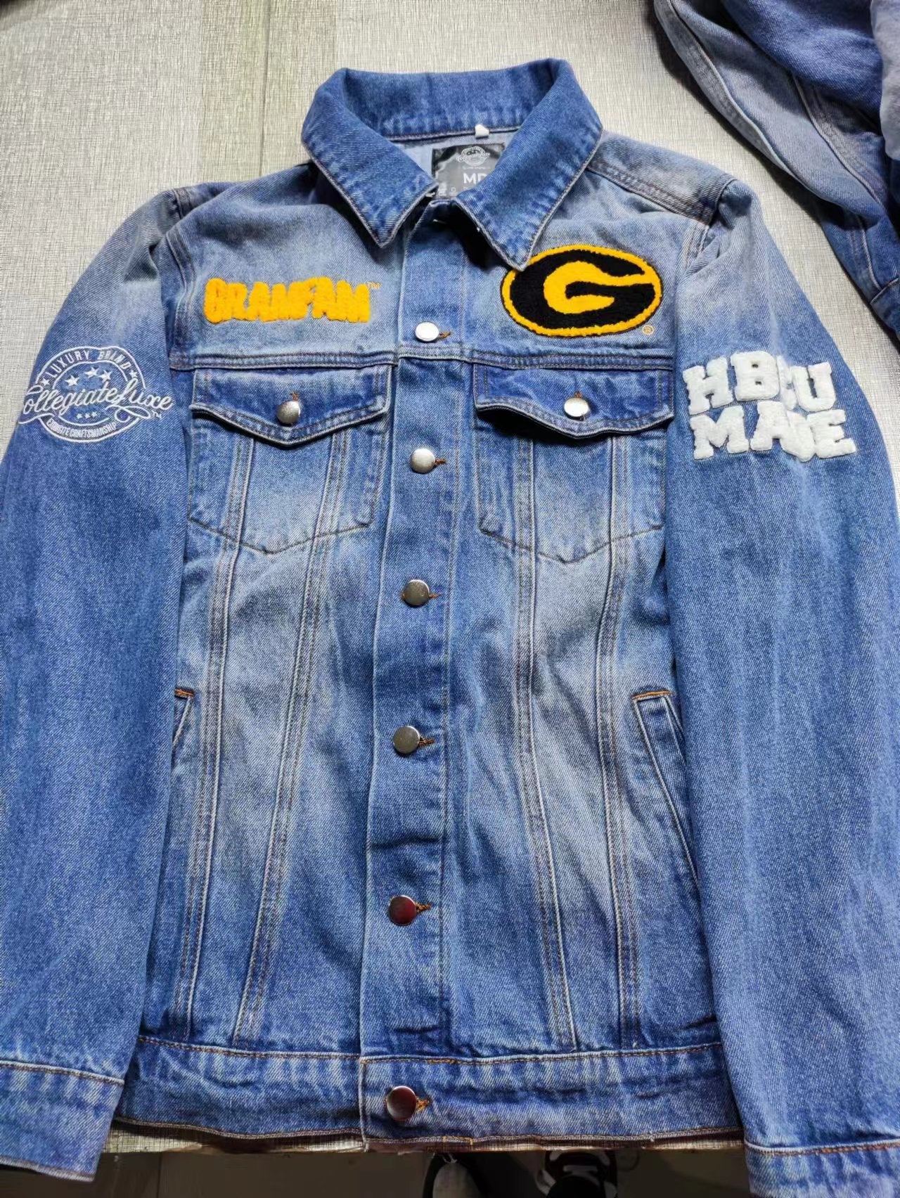 Pre Order ( Ship MAY 15TH ) Grambling State | GRAMFAM DENIM JKT